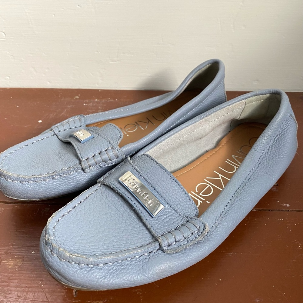 Baby Blue Calvin Klein Loafers